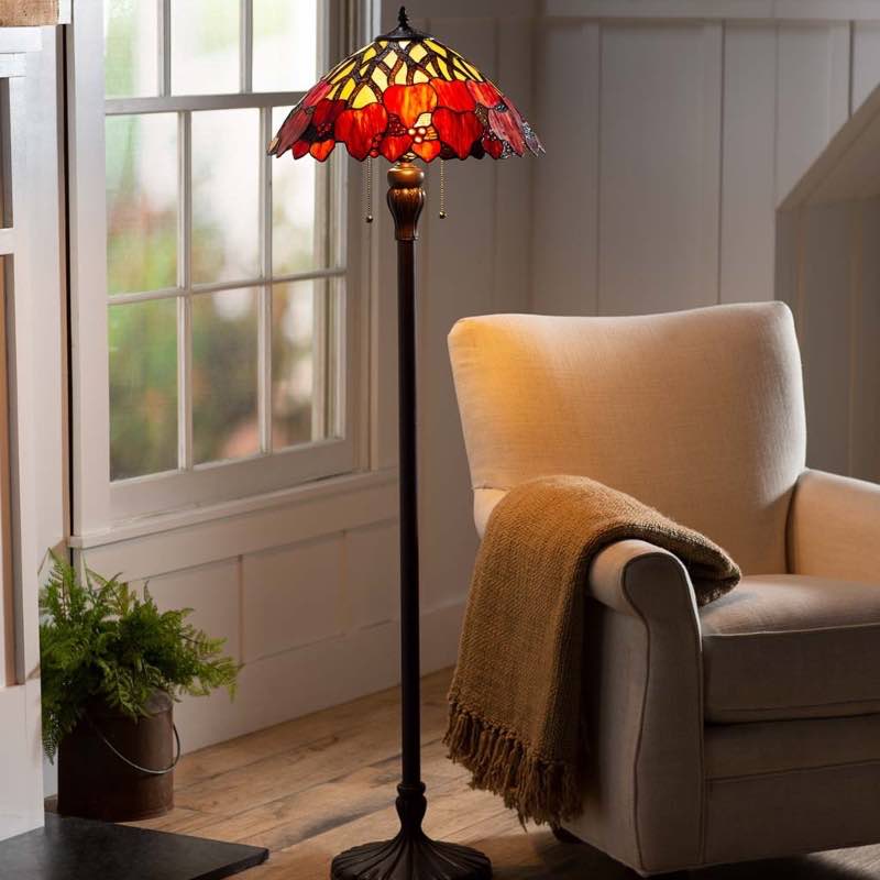Floor lamp with leaf design new arrivals
