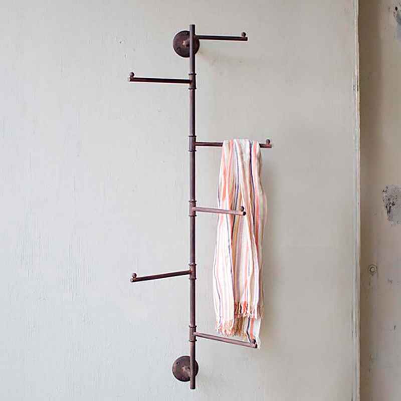 Long Metal Swivel Wall Rack