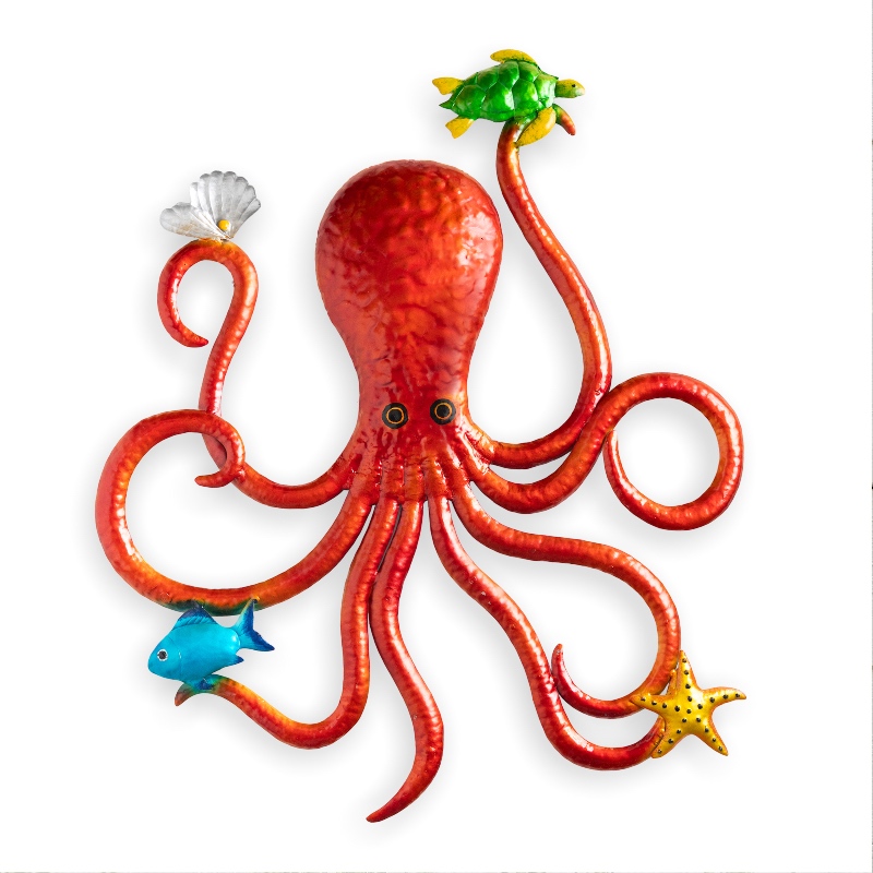 Octopus Metal Wall Decor