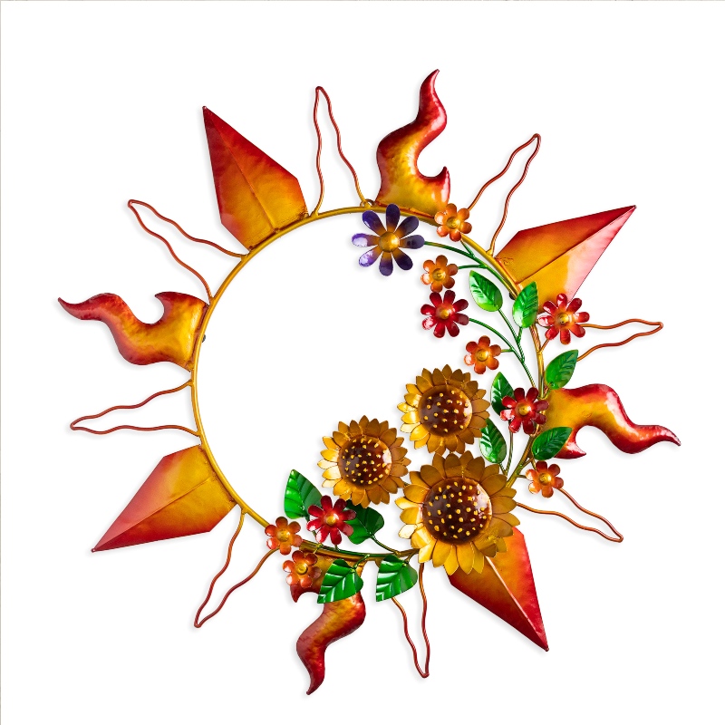 Flowers in the Sun Metal Wall Decor