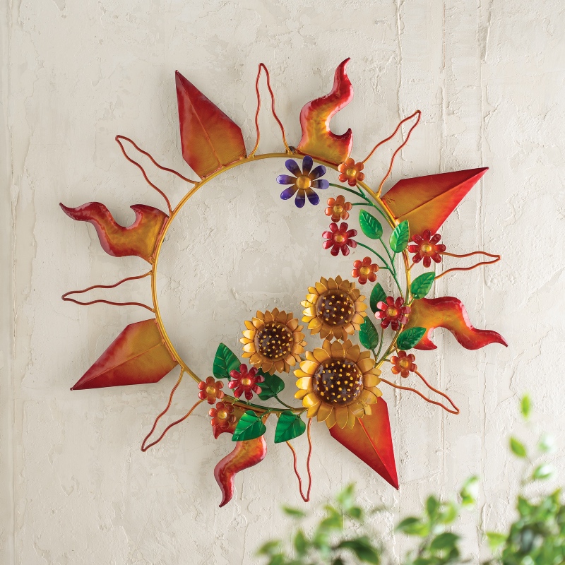 Flowers in the Sun Metal Wall Decor