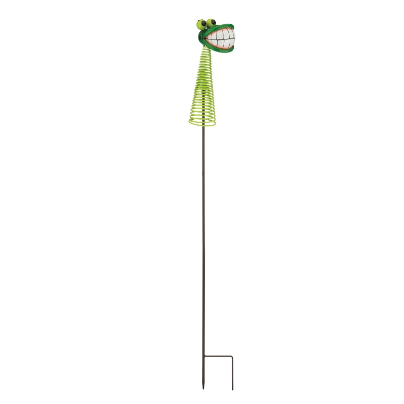 Frog Smile Garden Stake