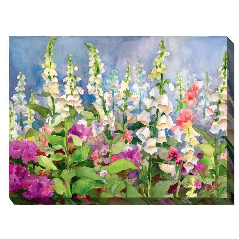 Waterproof Canvas Art - Foxgloves