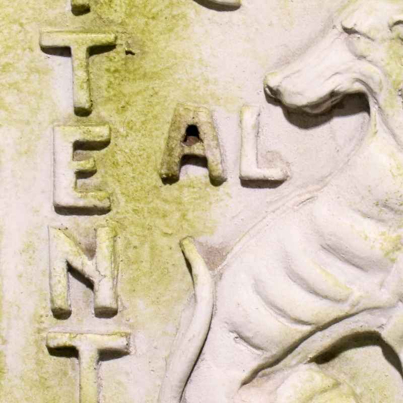 Beware of Dog Stone Plaque