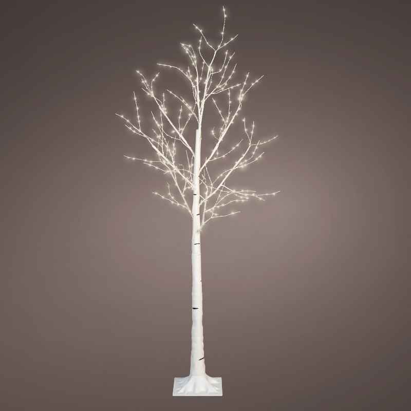 Small Birch Tree with 400 Micro Lights, 5'H
