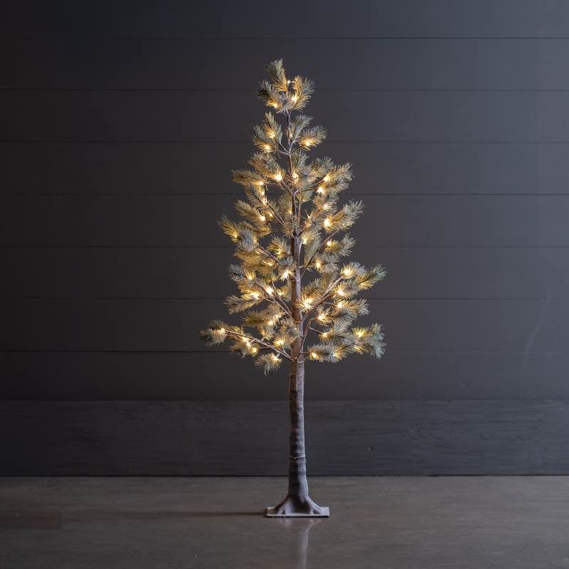 Indoor/Outdoor LED Snowy Pine Tree