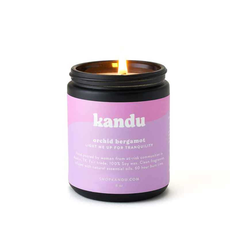 Orchid Bergamot Soy Candle