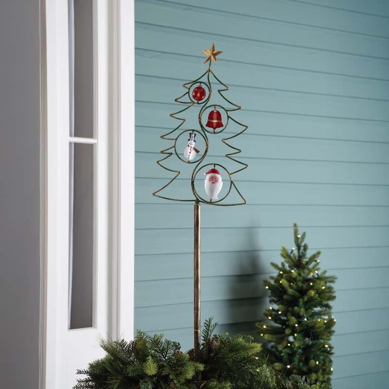 Christmas Tree Spinner Stake