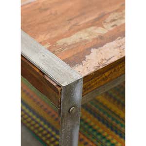 Reclaimed Wood Iron-Framed Table