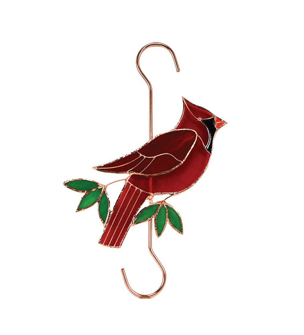 Stained Glass Cardinal Hanging Hook