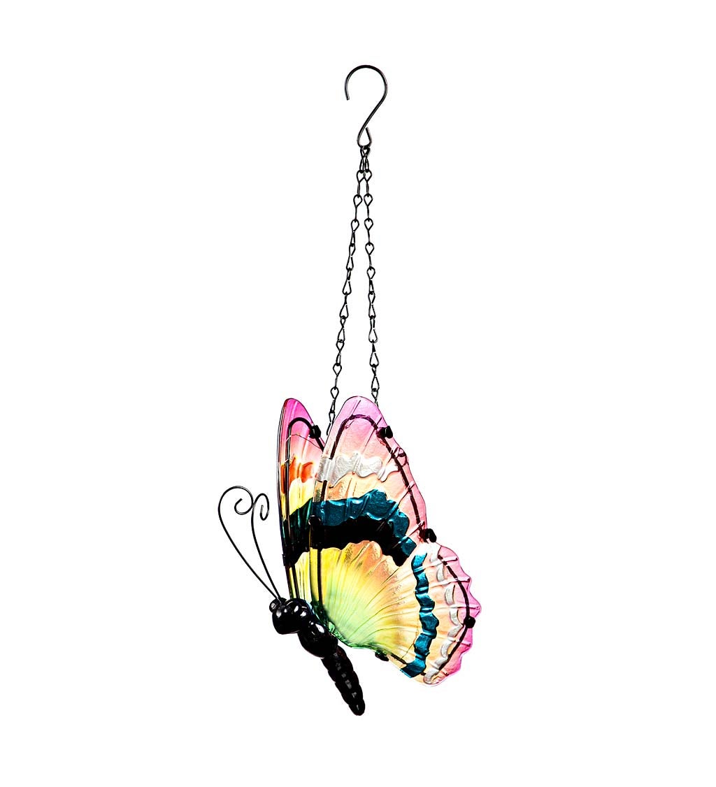 LED Battery-Operated Hanging Butterfly Garden Decor swatch image