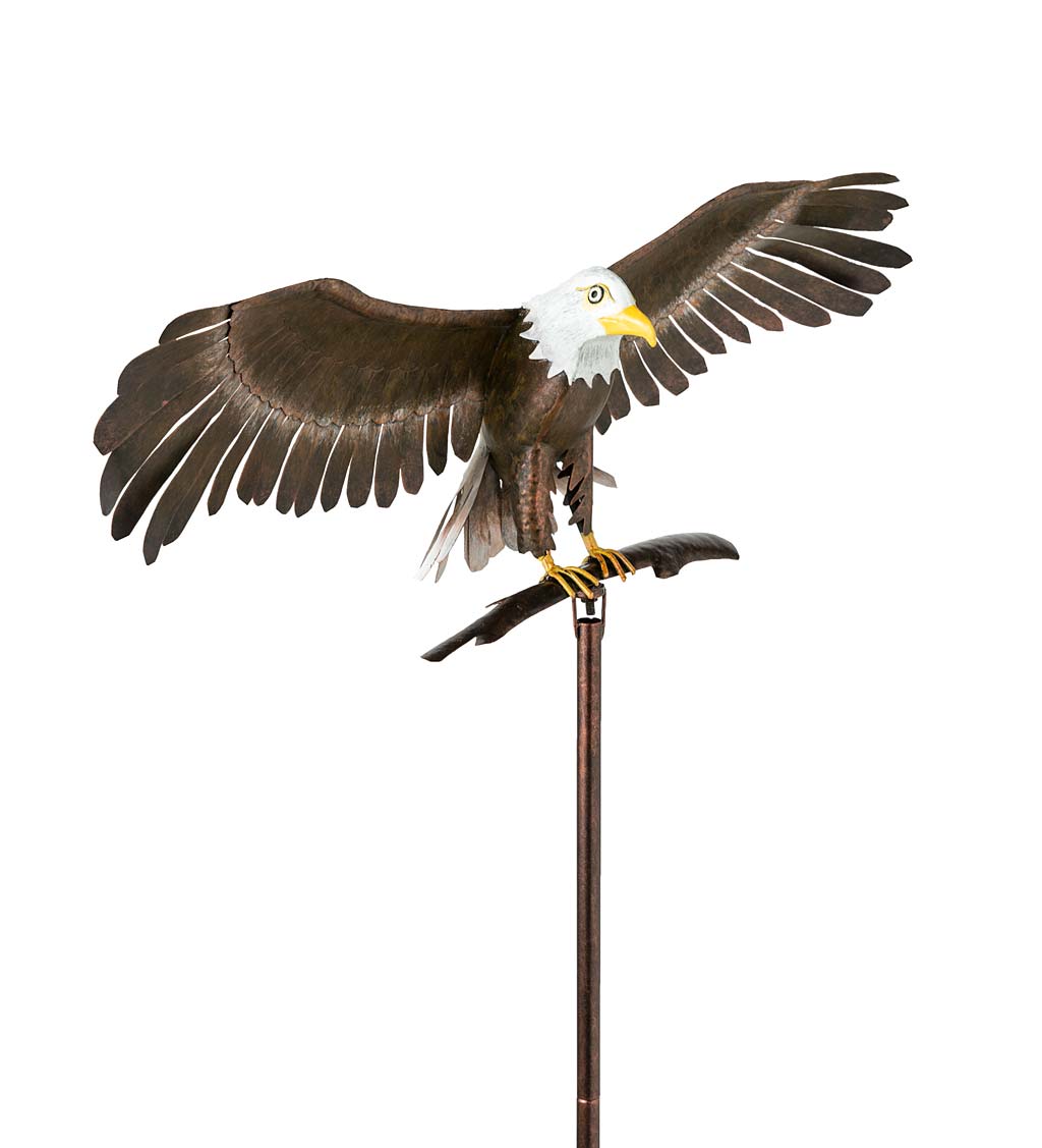 Bald Eagle Metal Wind Spinner
