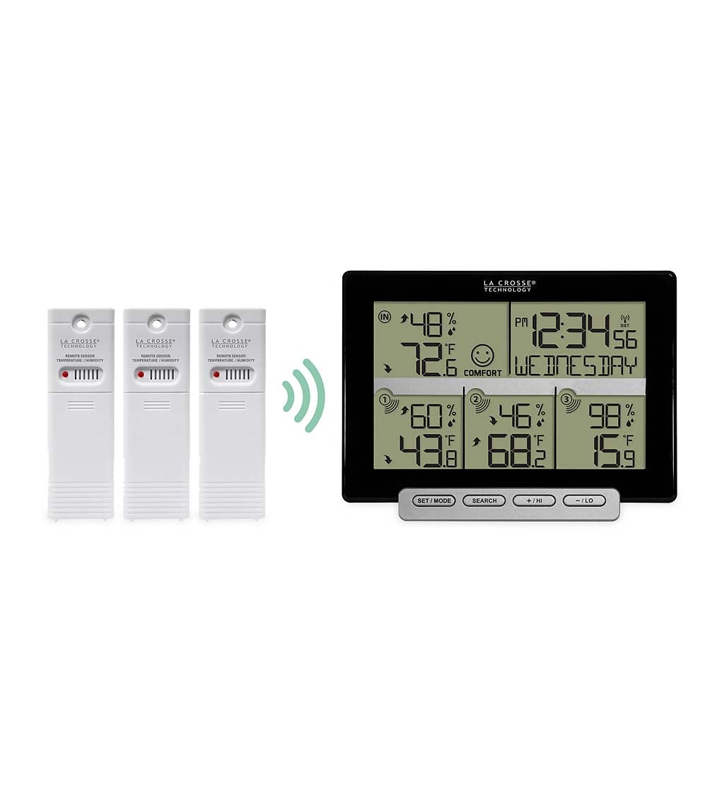 LaCrosse Wireless Weather Station with Three Remote Sensors