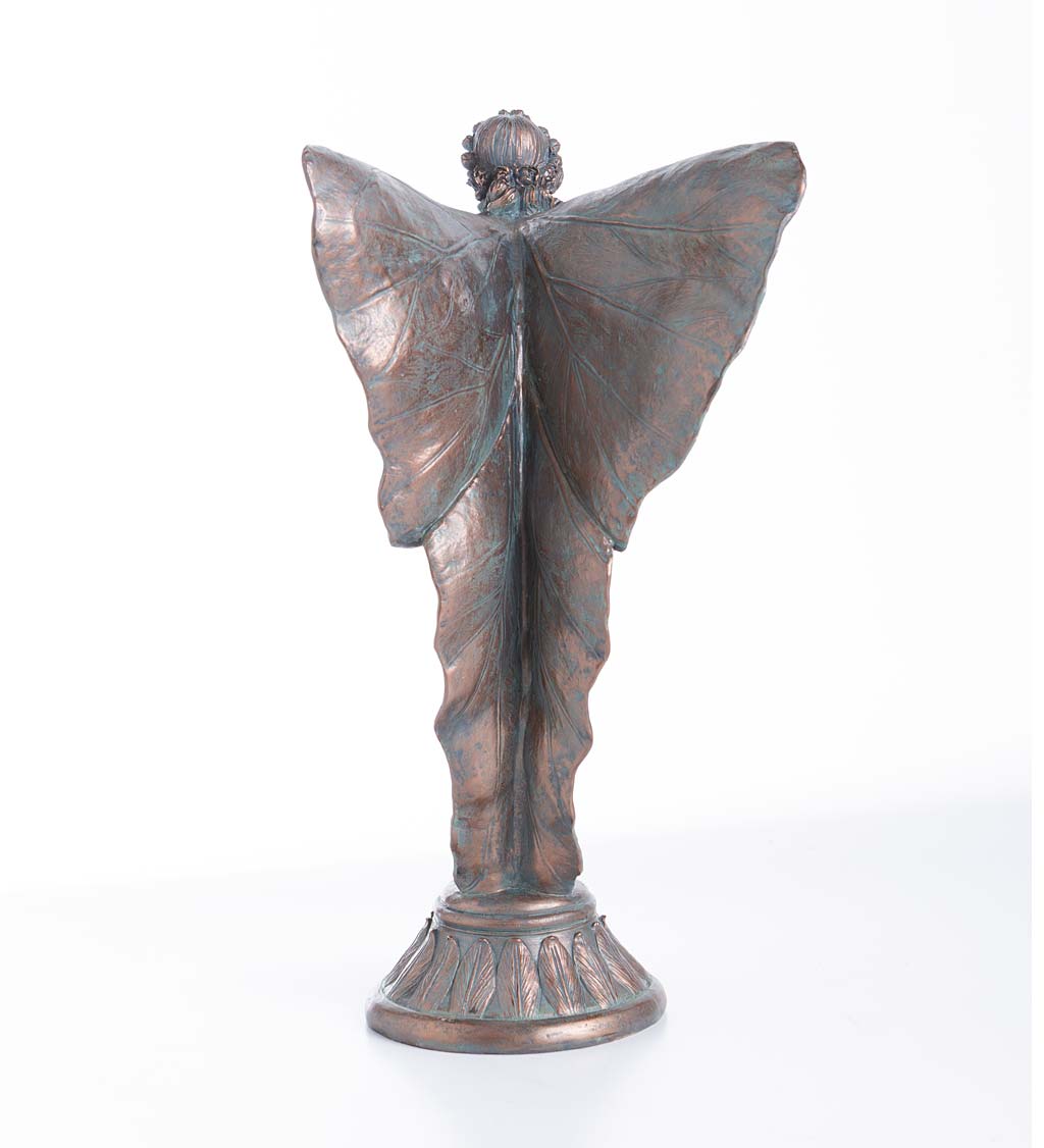 Cast Resin Tiptoed Fairy Statue