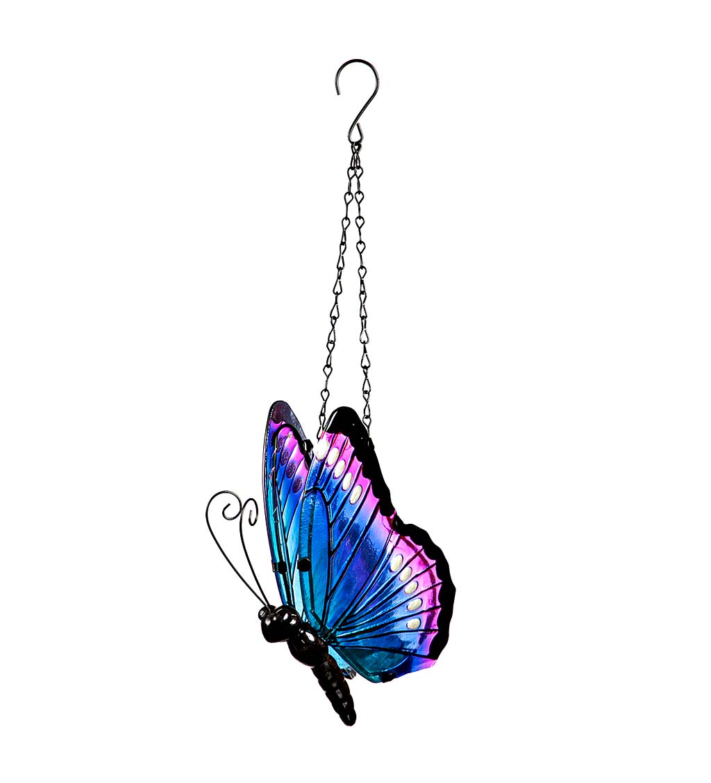 LED Battery-Operated Hanging Butterfly Garden Decor swatch image