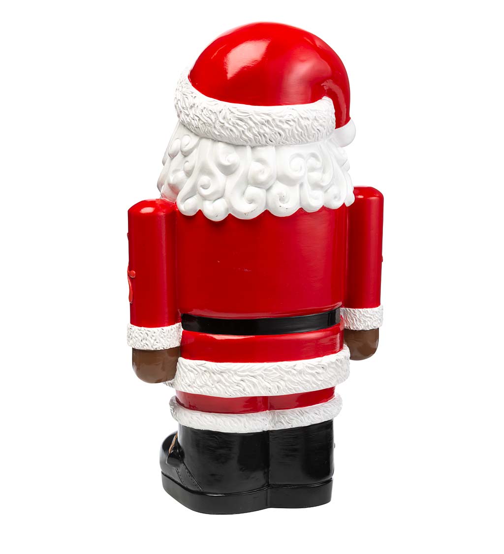 Indoor/Outdoor Lighted Christmas Santa Claus Shorty Statue