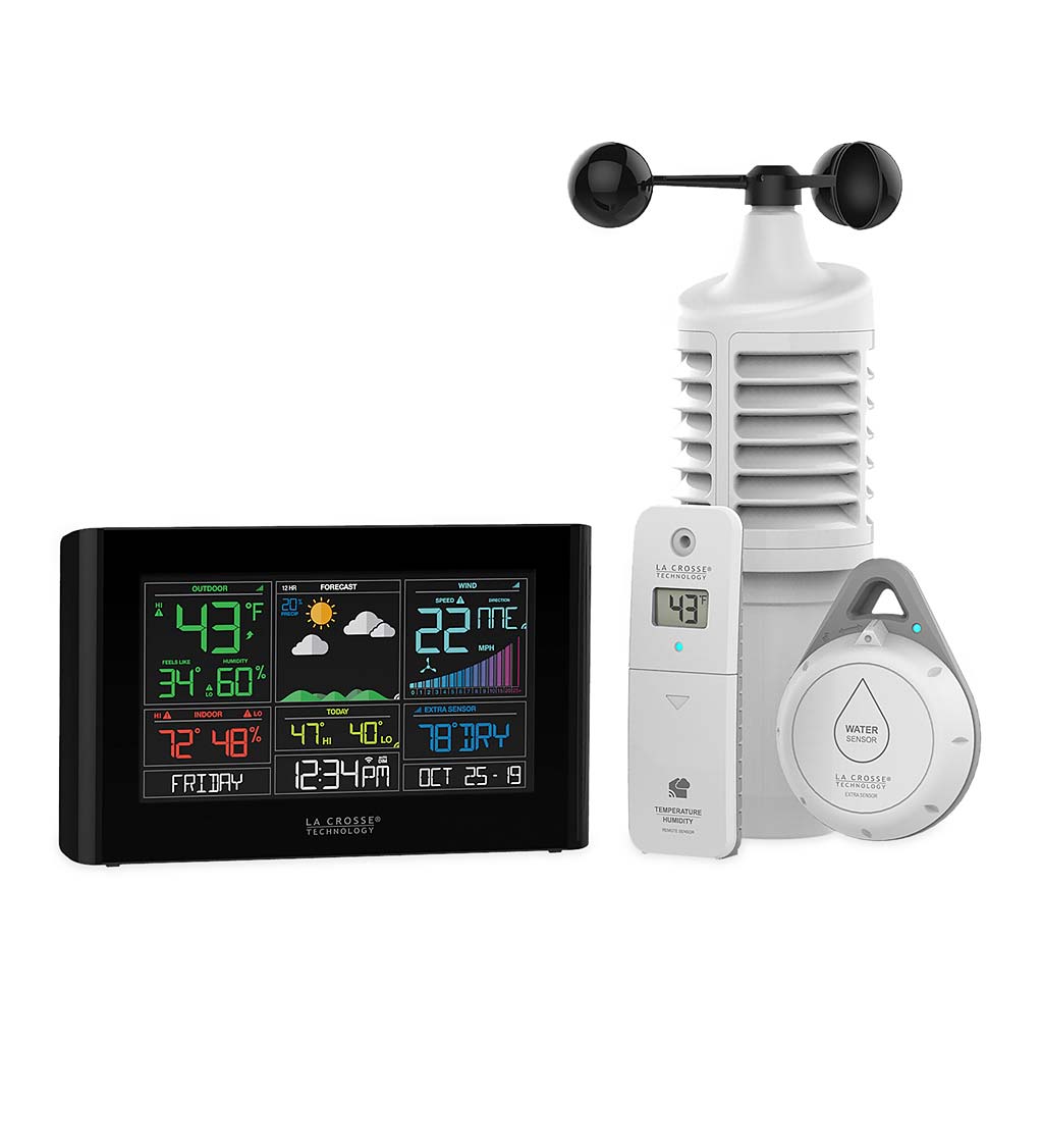 La Crosse Wi-Fi Weather Station with Home Water Leak Detector