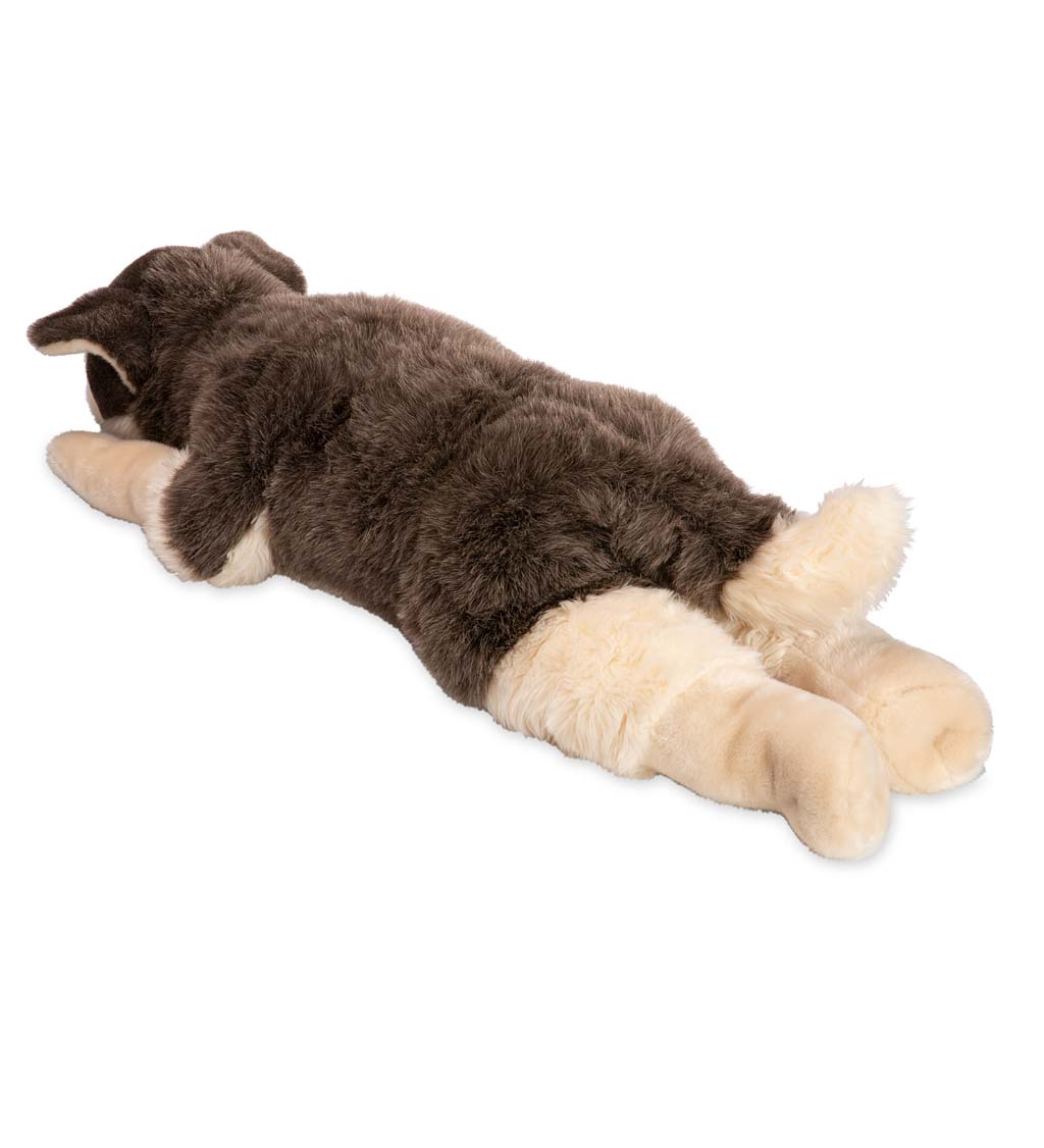 Siberian Husky Plush Cuddle Animal Body Pillow