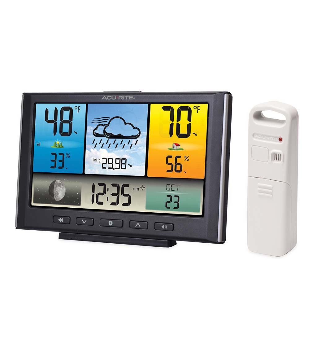 AcuRite Digital Weather Station/Weather Clock with Color Display
