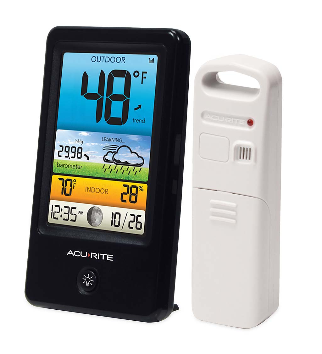 AcuRite Compact Color Basic Weather Station with Remote Sensor