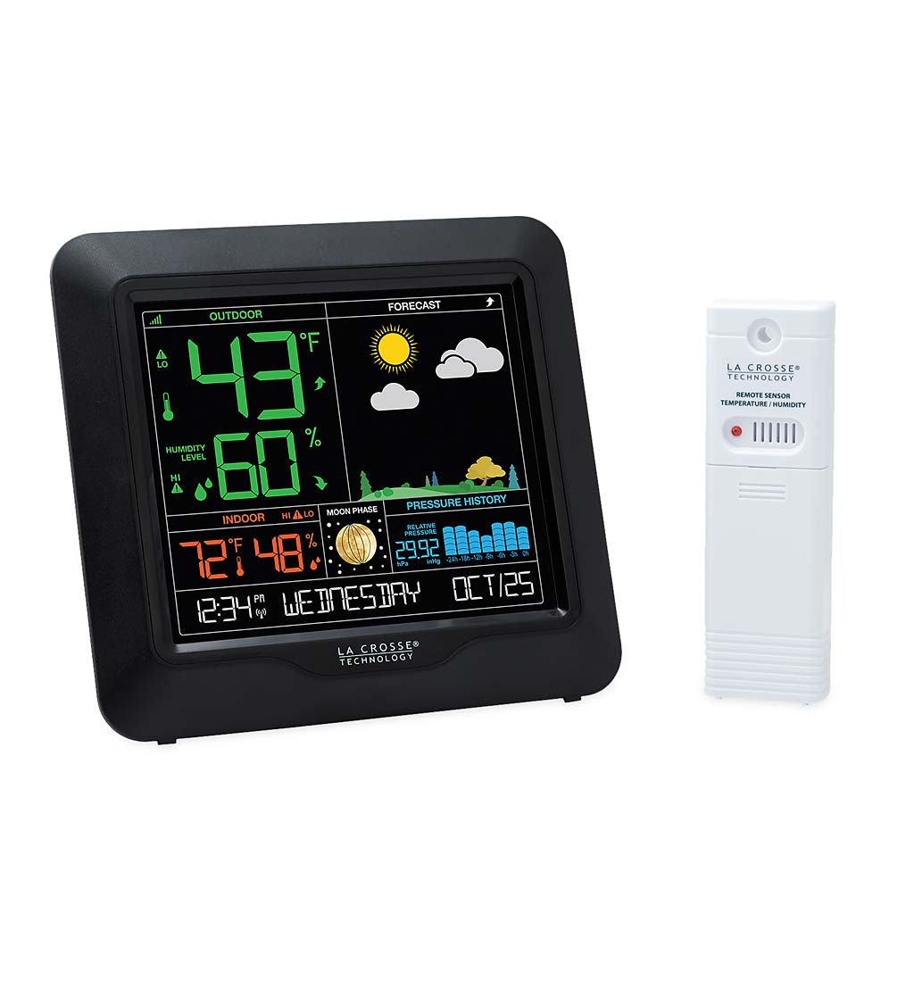 Wireless Color Weather Forecaster with Moon Phase