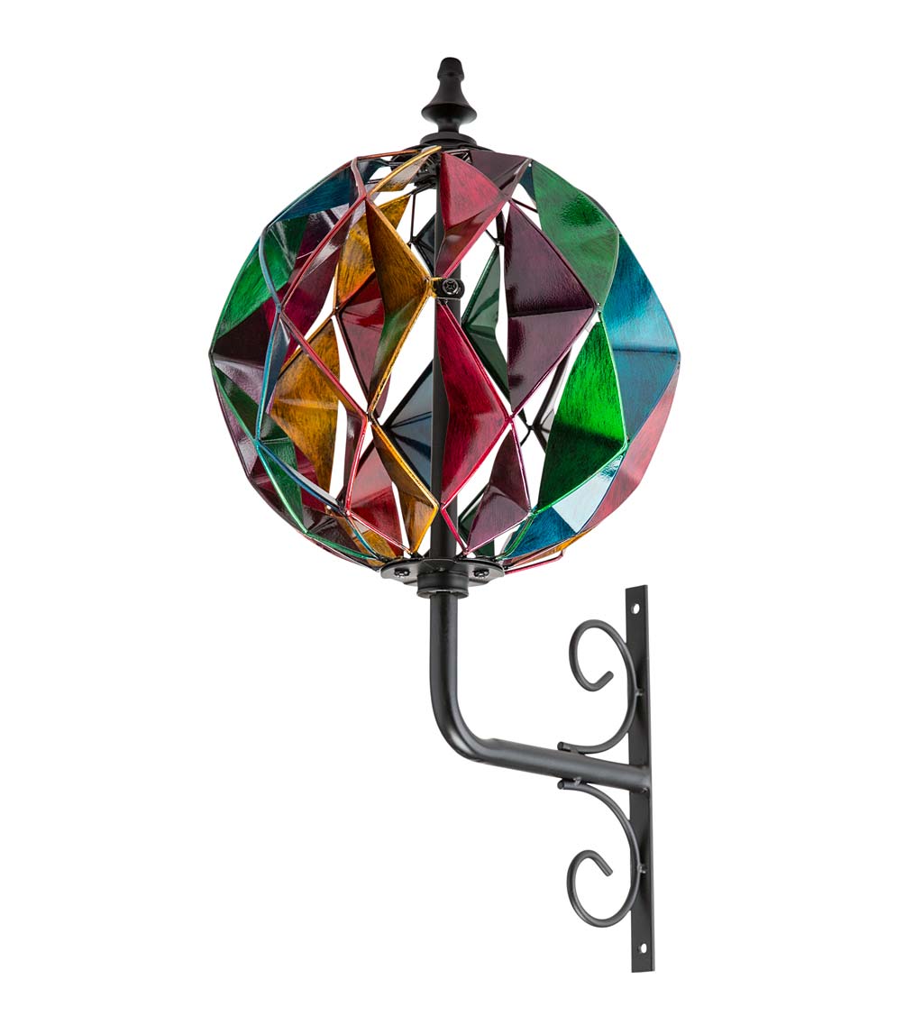 Colorful Harlequin Wall Mount Spinner