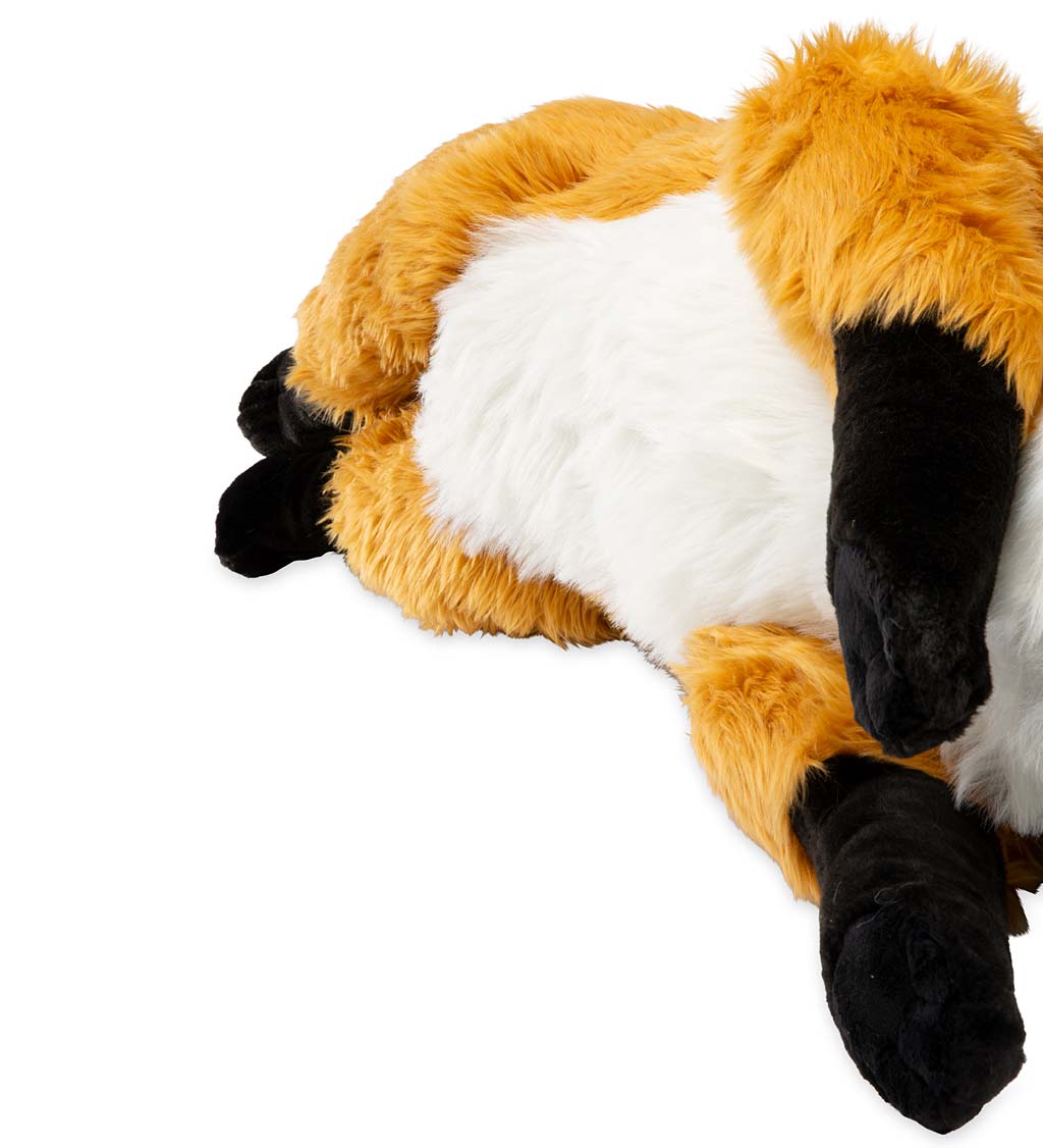 Fuzzy Fox Fuzzy Plush Cuddle Animal Body Pillow