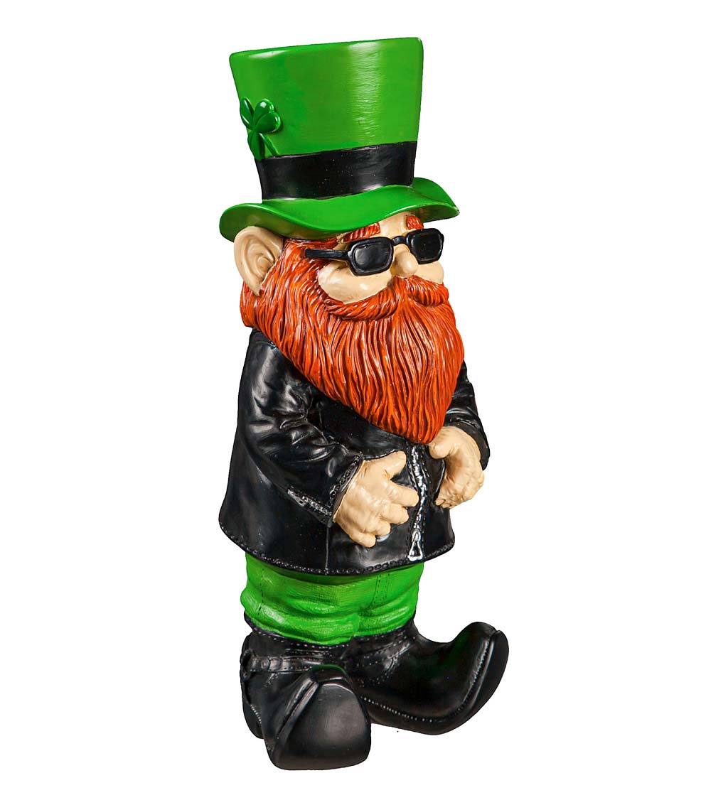 Luck and Leather Leprechaun Statue