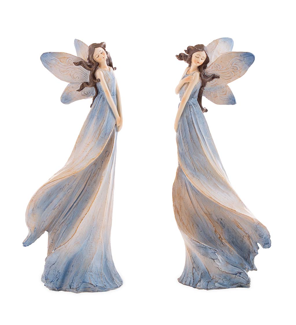 Graceful Blue Fairies, Set of 2