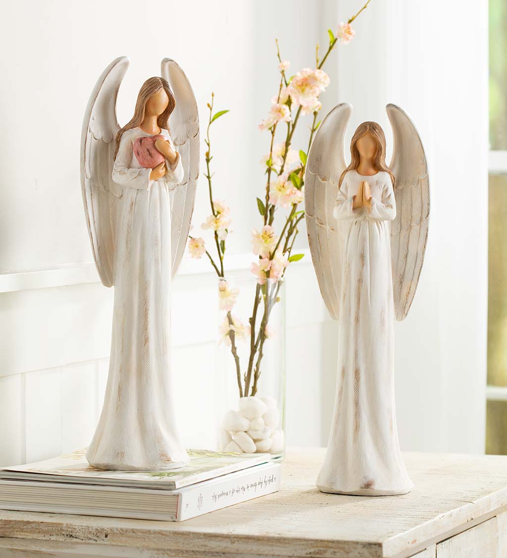 Praying Hands Angel Figurine