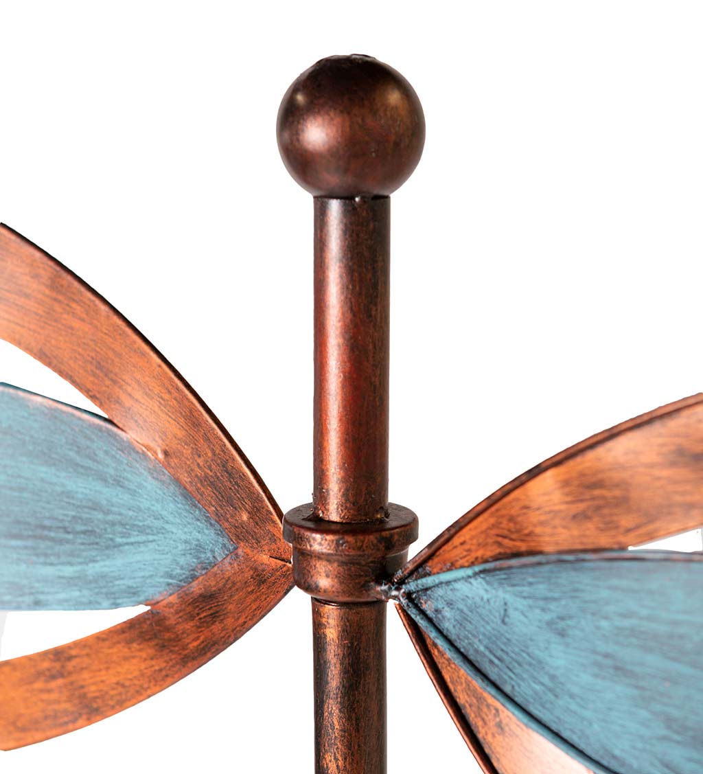 Abstract Dragonfly Sculptural Wind Spinner