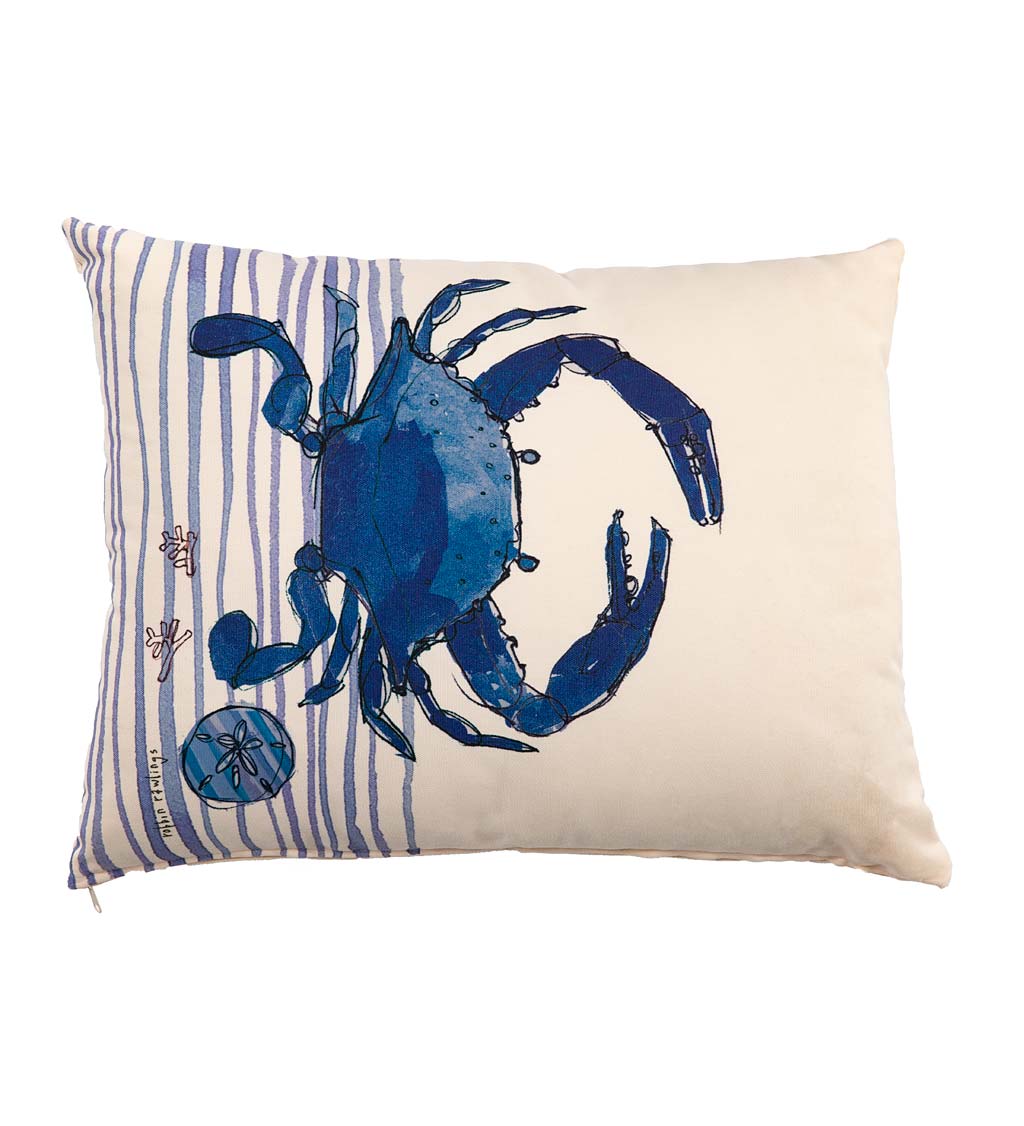 Blue & White Crab Hammock Swing