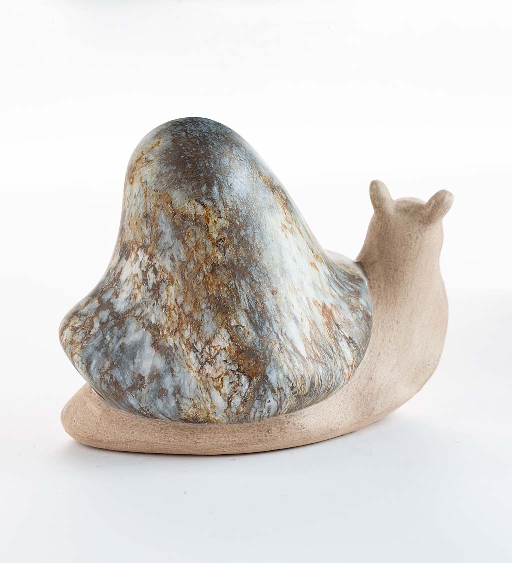 Ceramic Snail Sculpture