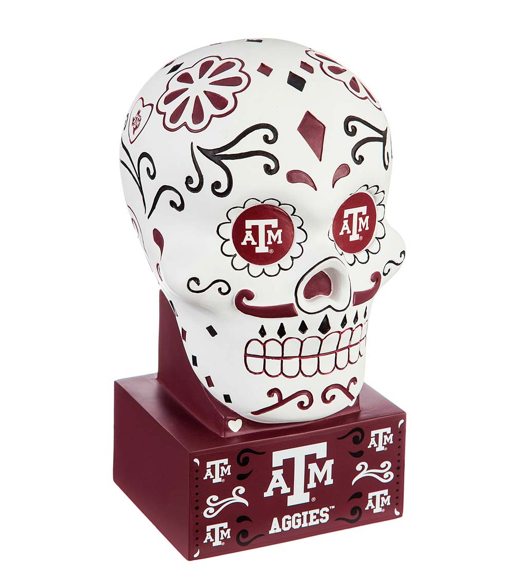 Texas A&M Sugar Skull Statue