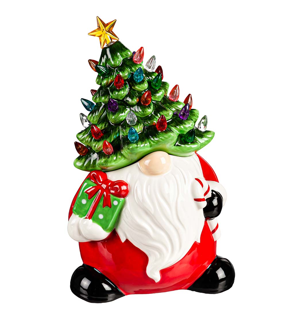 Lighted Gnome Cookie Jar
