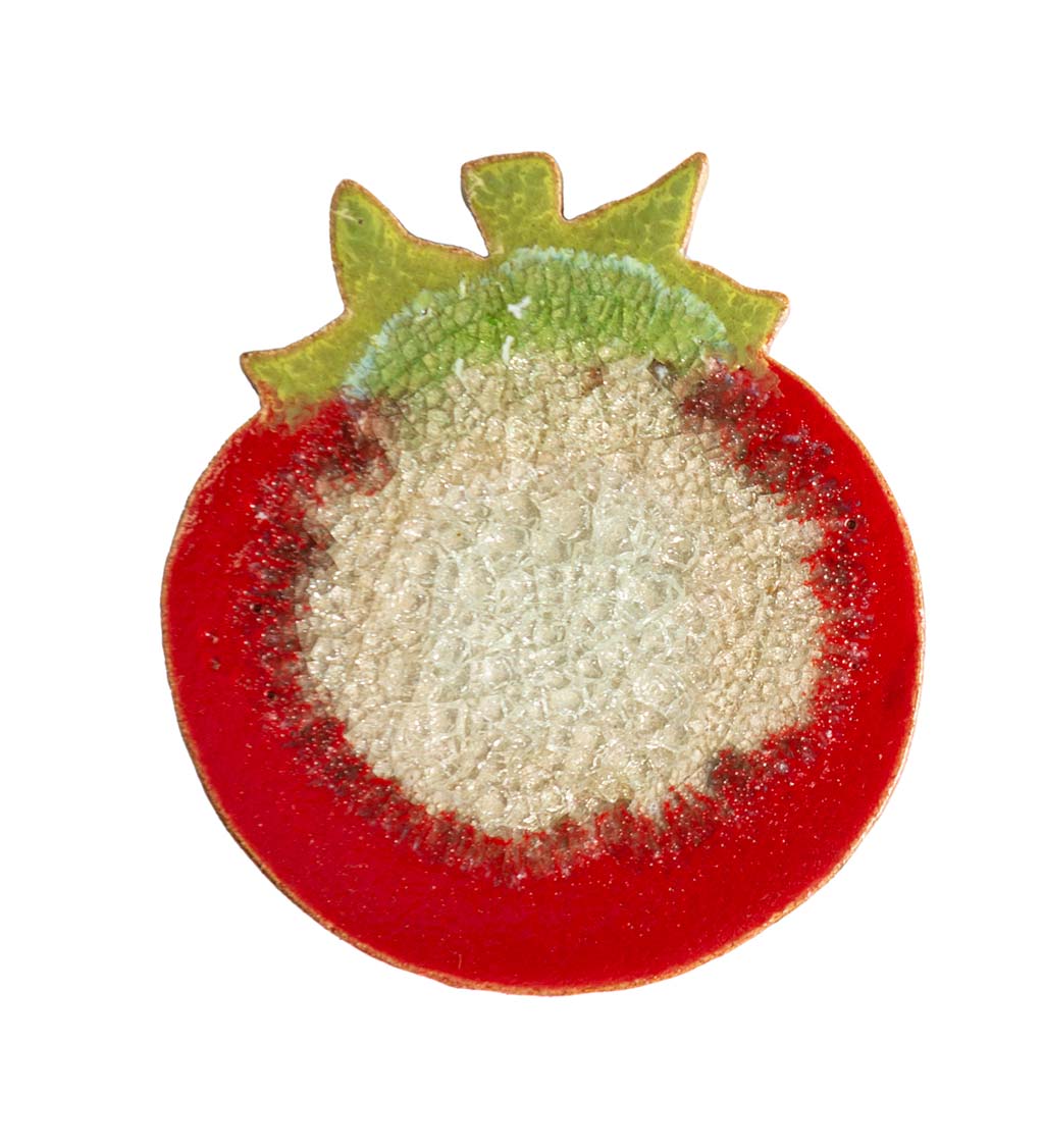 USA-Made Ceramic Fruit and Veggie Coasters swatch image