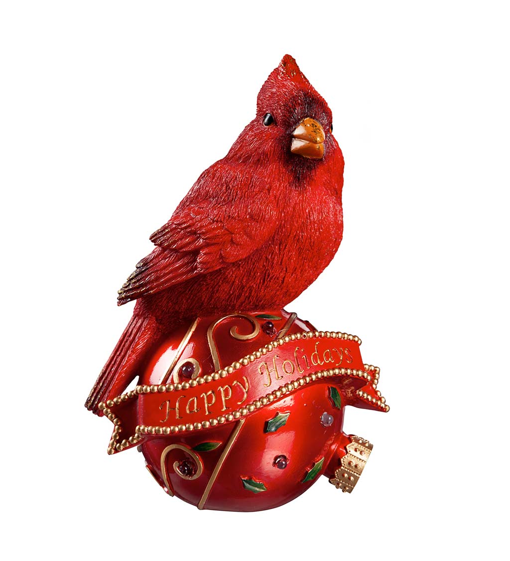 LED Color Changing Christmas Cardinals, Set of 2