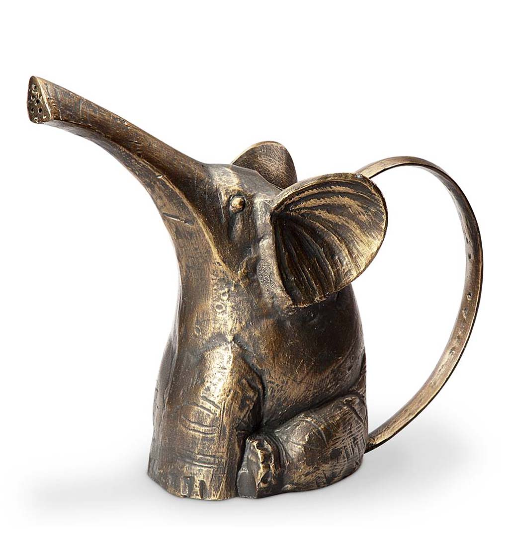 Handcrafted Metal Elephant Watering Can