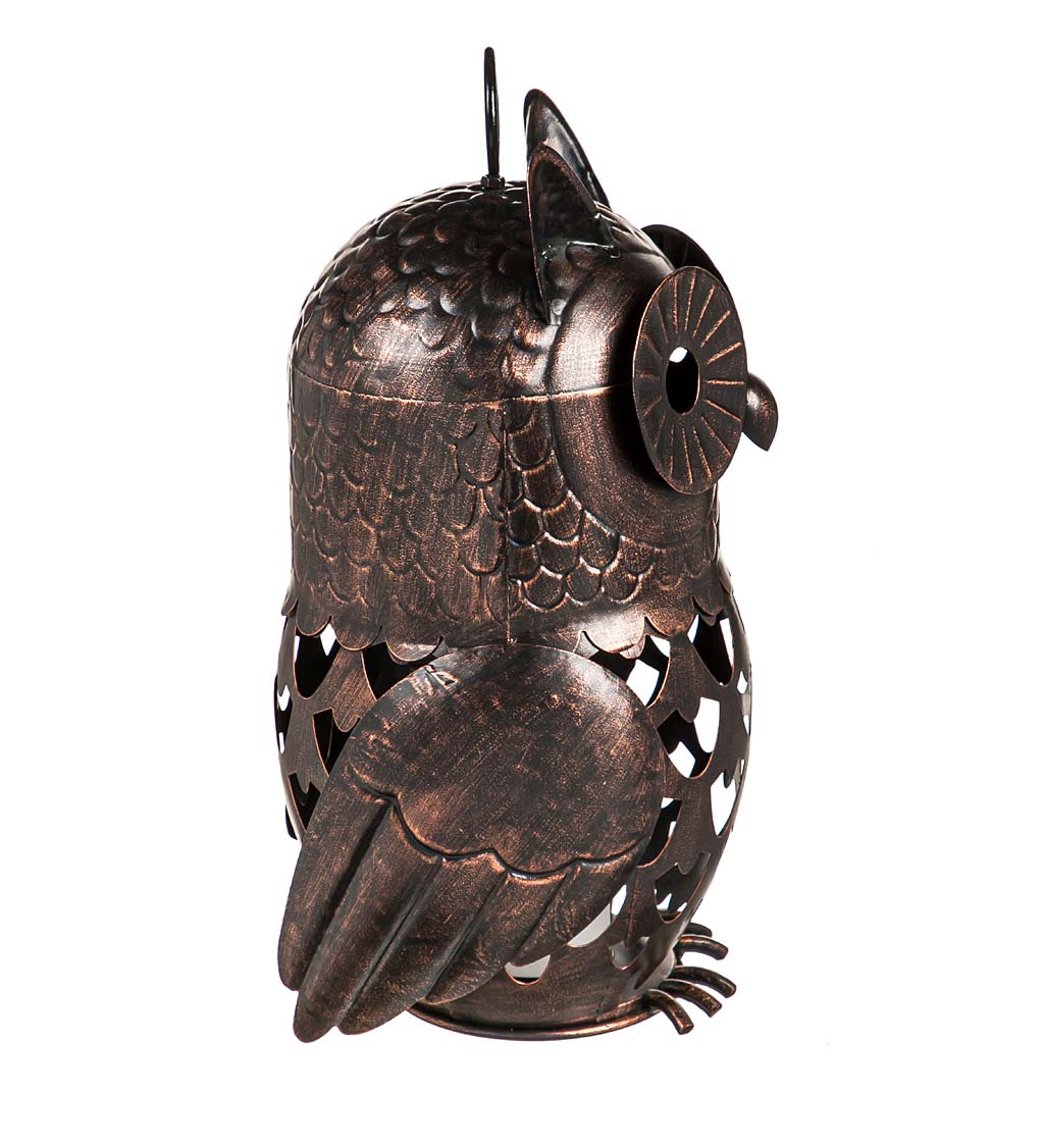 18"H LED Owl Decor