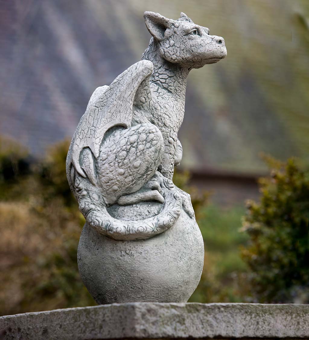 Garden Guardian Stone Dragon Statuary