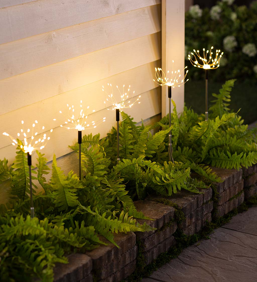 Sparkle Garden Stake Lights, Set of 5