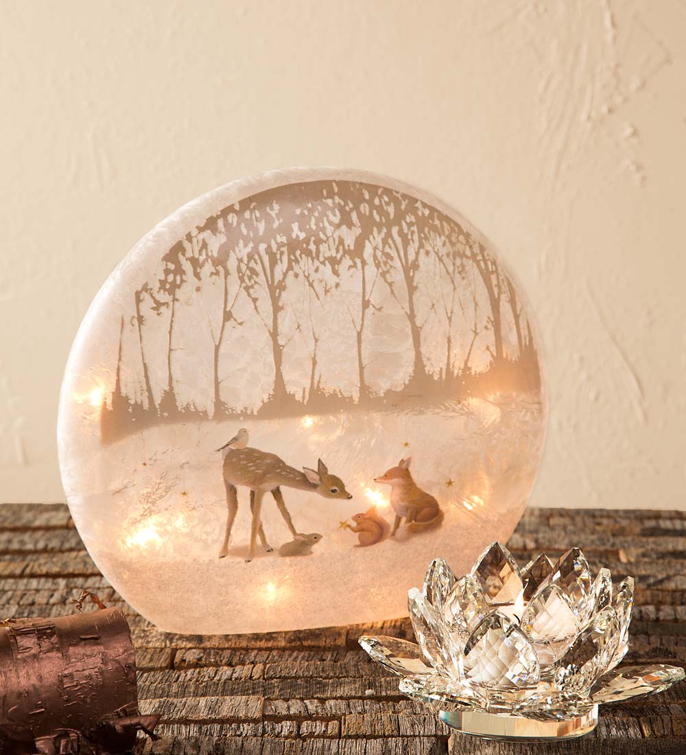 Forest Friends Lighted Tabletop Decoration