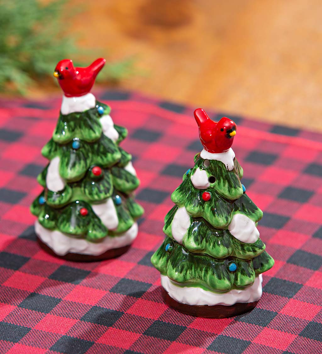 Christmas Tree Salt and Pepper Shaker Set