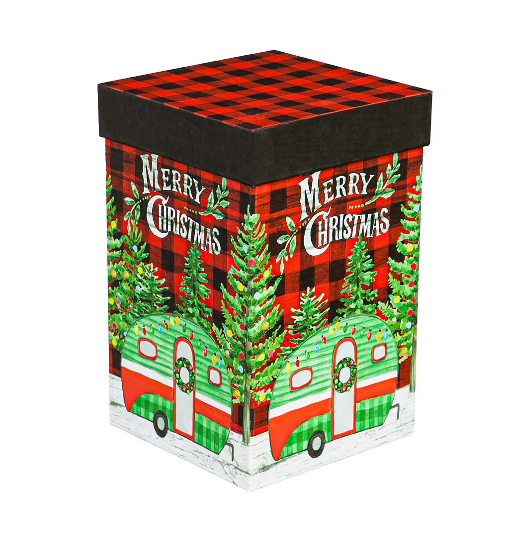 Merry Christmas Camper 17 oz. Ceramic Travel Cup With Gift Box