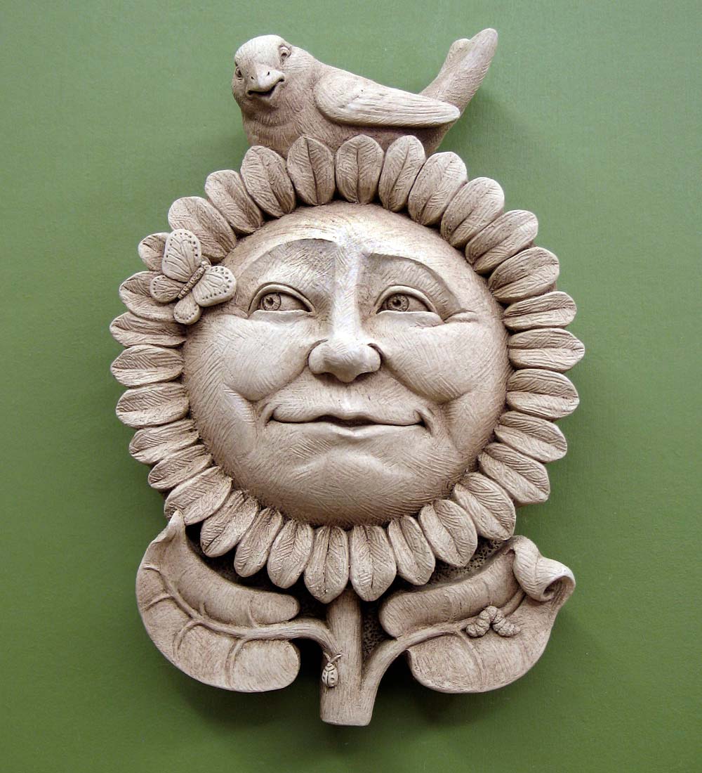 Sunflower Wall Plaque by Carruth Studio