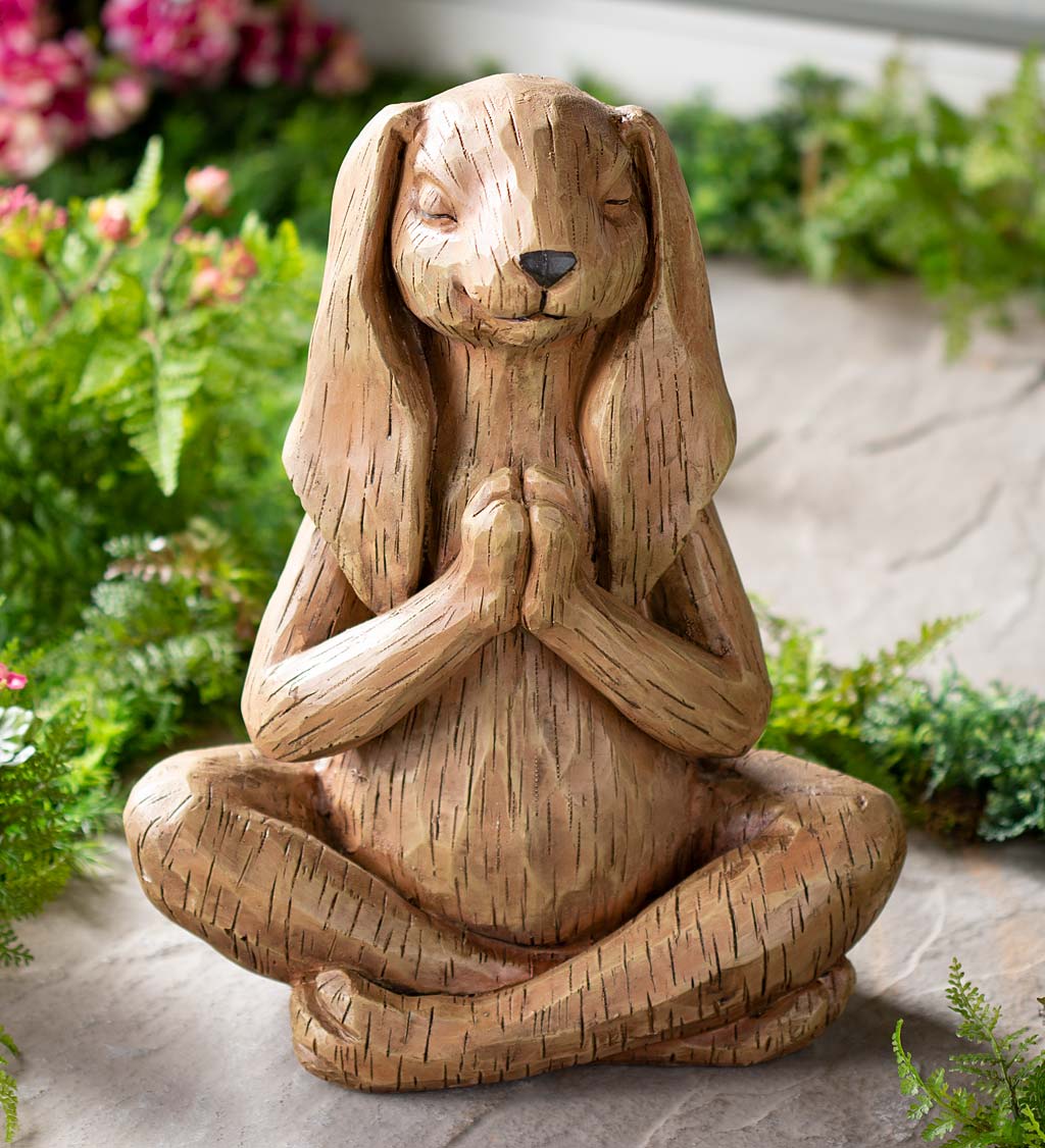 Prayer Pose Yoga Bunny