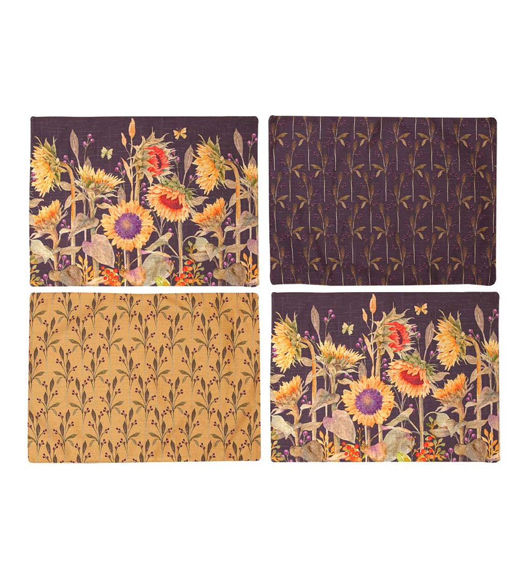 Sunflower Placemats, Set of 4