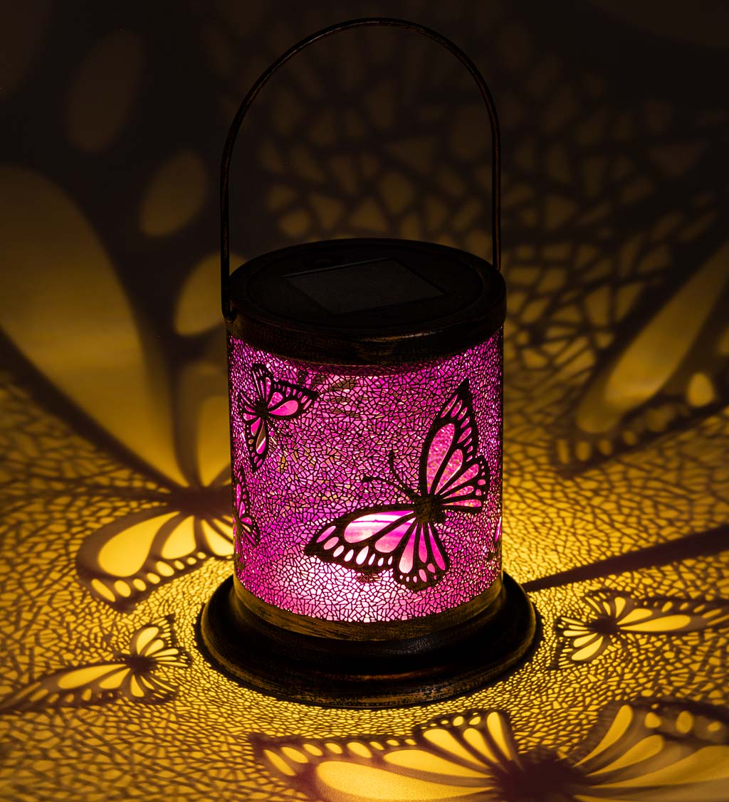 Solar-Powered Butterfly Lantern