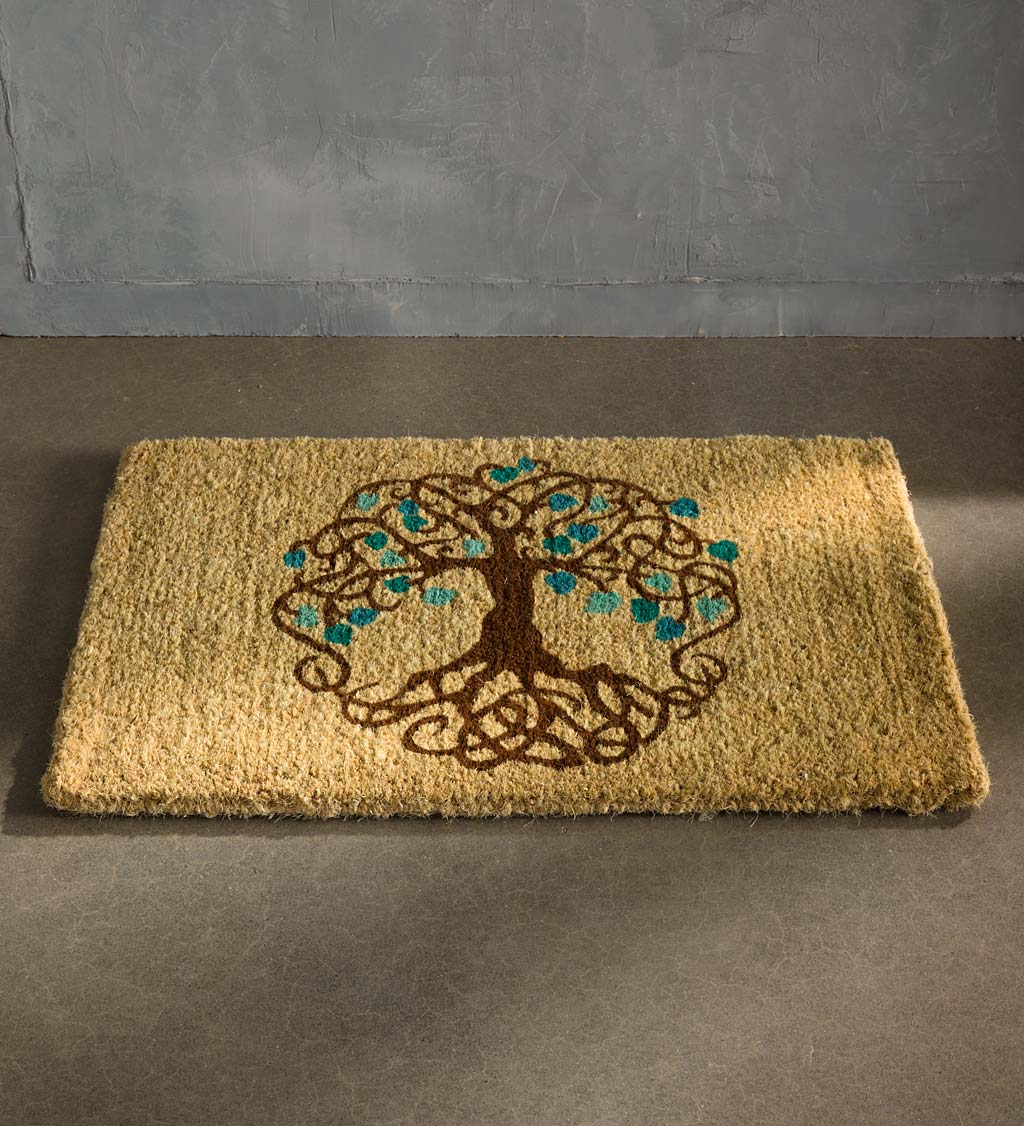 Tree of Life Coir Doormat
