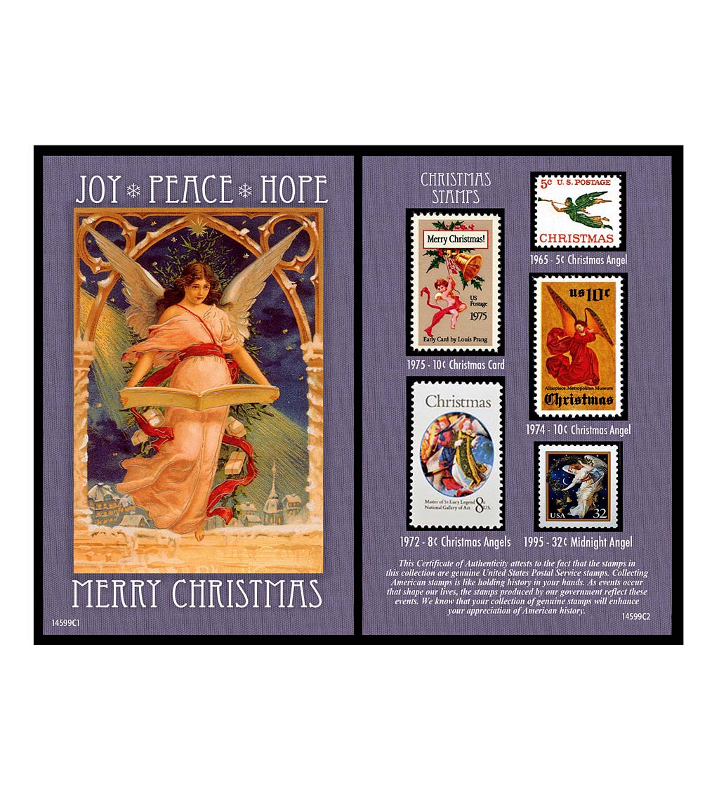Christmas Angels Postage Stamp Collection